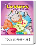 SC0254 Fun with Letters Coloring and Activity Book With Custom Imprint